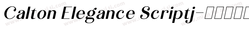 Calton Elegance Scriptj字体转换
